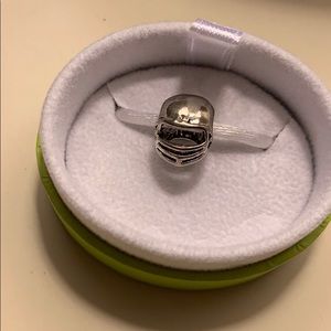 Football helmet charm